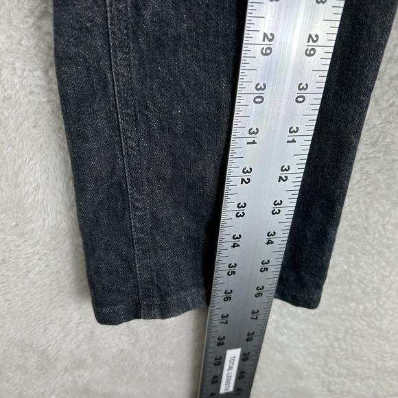 Nudie Jeans Co Grim Tim Jeans Men's 30x26 Crinkle Grey Button Fly Tag 31x32 - Picture 10 of 15